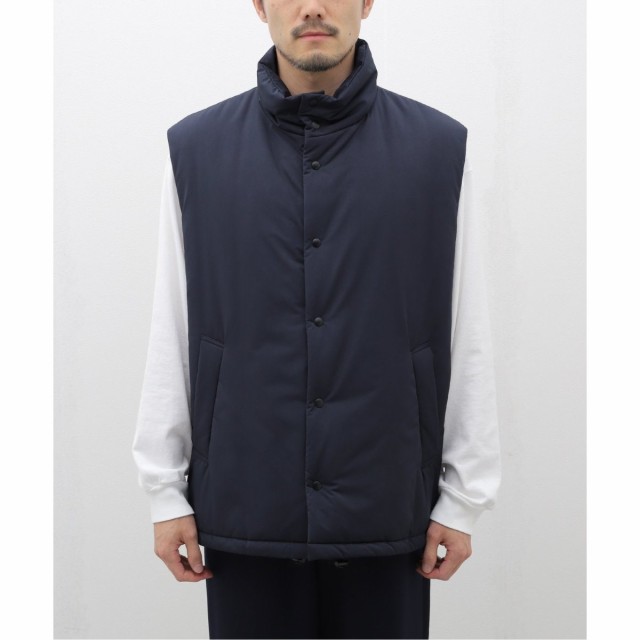 エディフィス（EDIFICE）/ATON(エイトン) VINTAGE NYLON TWILL PADDED VEST