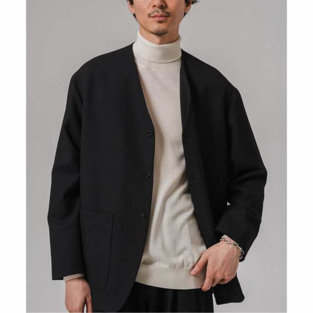 エディフィス（EDIFICE）/《予約》CONFFECT Marine Cloth Collarless Jacket