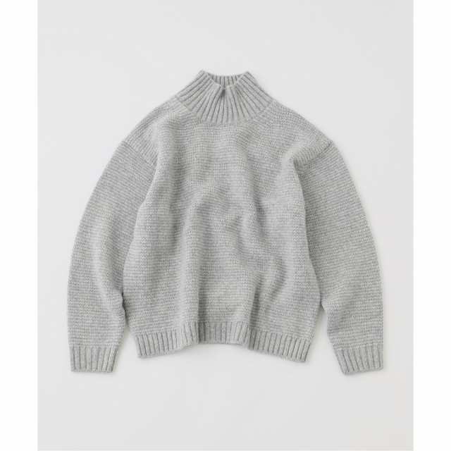 【NEW】エディフィス（EDIFICE）/ATON(エイトン) LAMBS WOOL HIGHNECK SWEATER