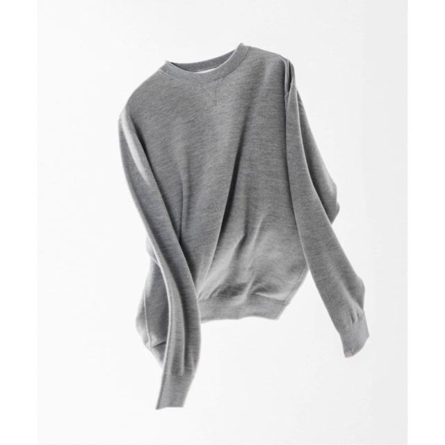 エディフィス（EDIFICE）/LOOPWHEELER × LOWERCASE for EDIFICE ウール/シルク スウェットS