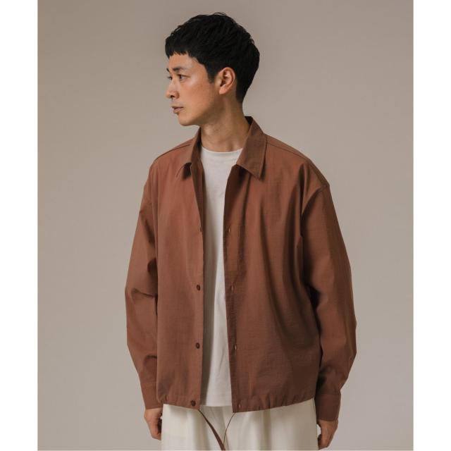 エディフィス（EDIFICE）/《予約》ストレッチナイロン ブラウジング シャツブルゾンの通販は