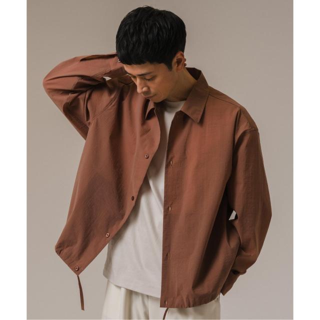 エディフィス（EDIFICE）/《予約》ストレッチナイロン ブラウジング シャツブルゾンの通販は