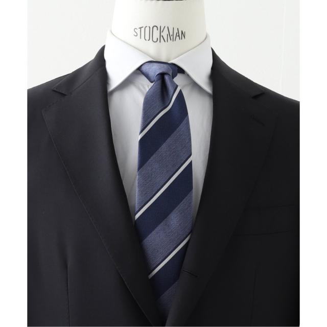 エディフィス（EDIFICE）/FRANCO BASSI (フランコ バッシ) シャンブレーストライプタイ U25EC01−B