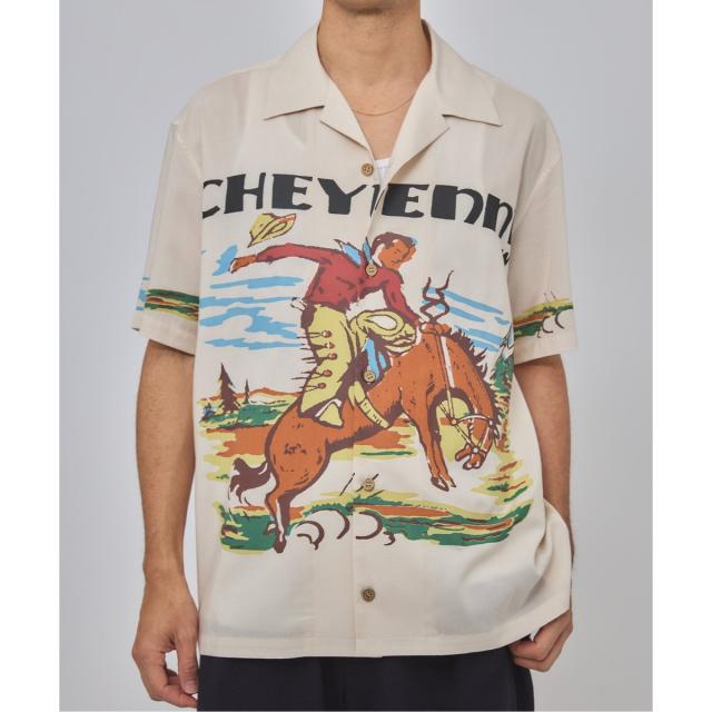 KHOKI 25SS Cowboy T-shirt ホワイト KHOKI 25SS Cowboy T-shirt ホワイト KHOKI 25SS Cowboy T-shirt ホワイト