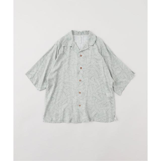 エディフィス（EDIFICE）/m’s braque (エムズ ブラック)  別注 デットストックアロハシャツ