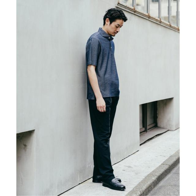 エディフィス（EDIFICE）/《追加》吸水速乾＆高通気機能 COOLMAX ハニカムボーダー ポロシャツ