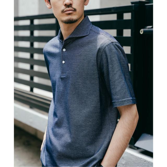 エディフィス（EDIFICE）/《追加》吸水速乾＆高通気機能 COOLMAX ハニカムボーダー ポロシャツ