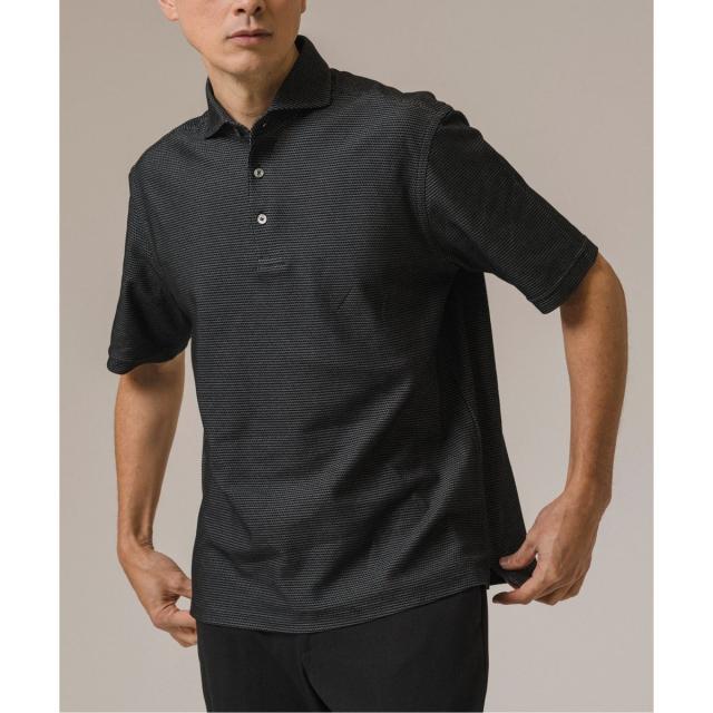 エディフィス（EDIFICE）/《追加》吸水速乾＆高通気機能 COOLMAX ハニカムボーダー ポロシャツ