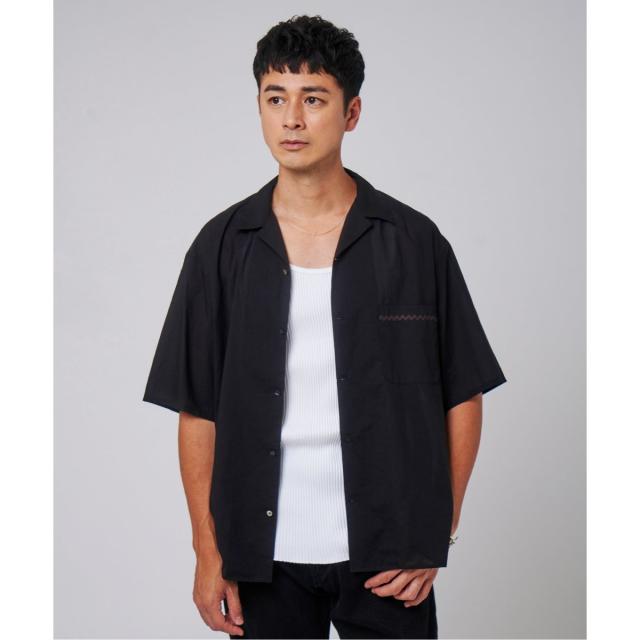 エディフィス（EDIFICE）/E．コットン ローン オープン シャツ