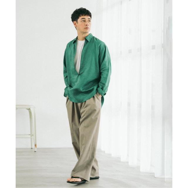 エディフィス（EDIFICE）/《追加》リネン スキッパー シャツ