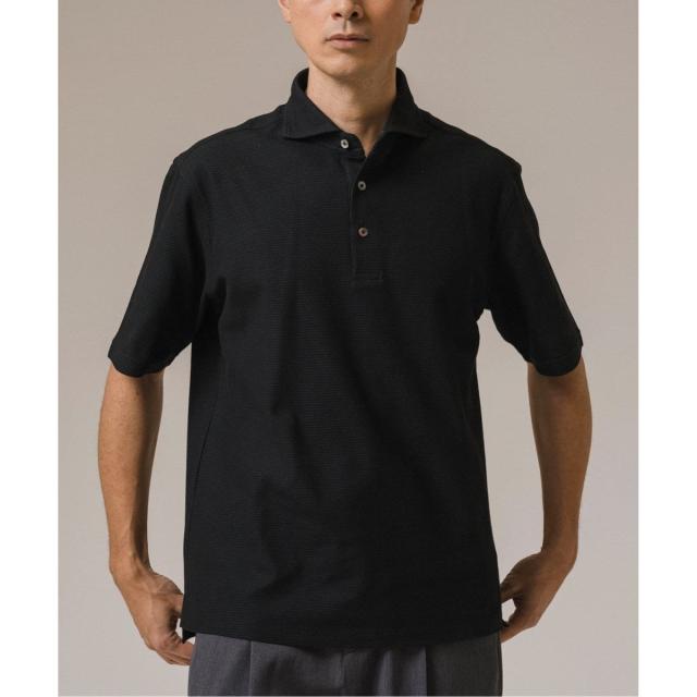 エディフィス（EDIFICE）/《追加》吸水速乾＆高通気機能 COOLMAX ハニカムボーダー ポロシャツ2