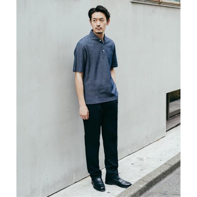 エディフィス（EDIFICE）/《追加》吸水速乾＆高通気機能 COOLMAX ハニカムボーダー ポロシャツ2