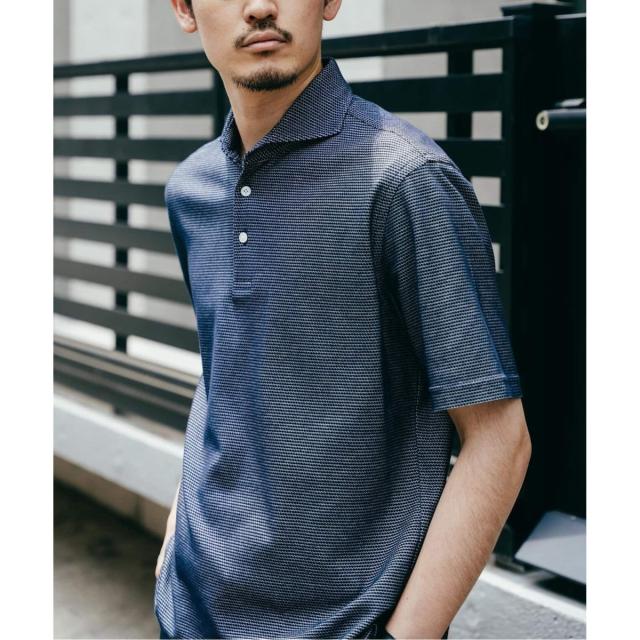 エディフィス（EDIFICE）/《追加》吸水速乾＆高通気機能 COOLMAX ハニカムボーダー ポロシャツ2