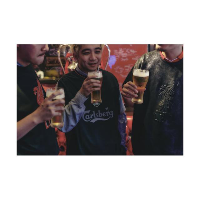 417 エディフィス（417 EDIFICE）/【Liverpool FC / リバプール FC】FAKE LEATHER EMBOSS PRINT