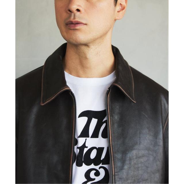 エディフィス（EDIFICE）/ラムレザー フレンチアンティーク ライダース