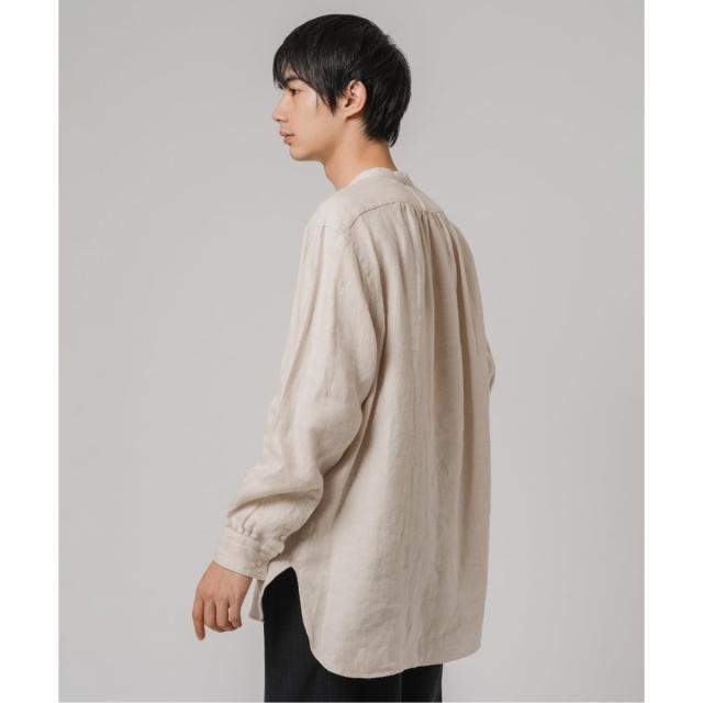 エディフィス（EDIFICE）/ETS．MATERIAUX(マテリオ) リネン ファーマー ロングシャツ エディフィス（EDIFICE）/ETS．MATERIAUX(マテリオ) リネン ファーマー