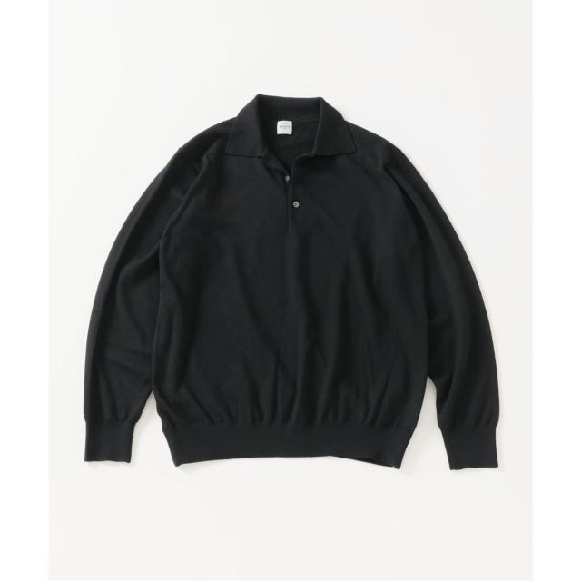 エディフィス（EDIFICE）/14ゲージ ウール ニットポロシャツ