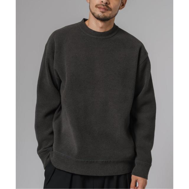 エディフィス（EDIFICE）/ライト シェニール ヤーン クルーネック プルオーバー