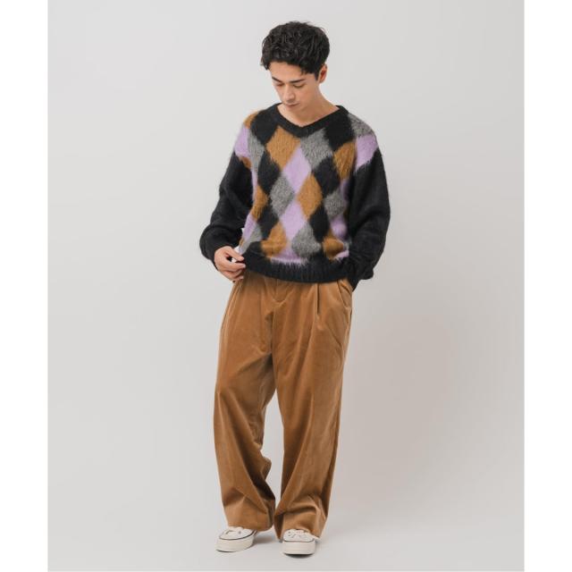 エディフィス（EDIFICE）/E．PONTOGLIO VELVET バギー パンツの通販は