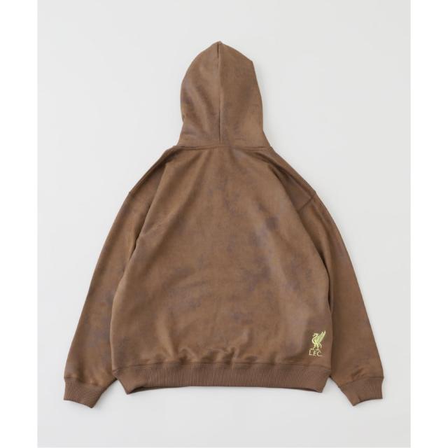 417 エディフィス（417 EDIFICE）/【Liverpool FC / リバプール FC】Fake Leather Emboss Hoodi_6