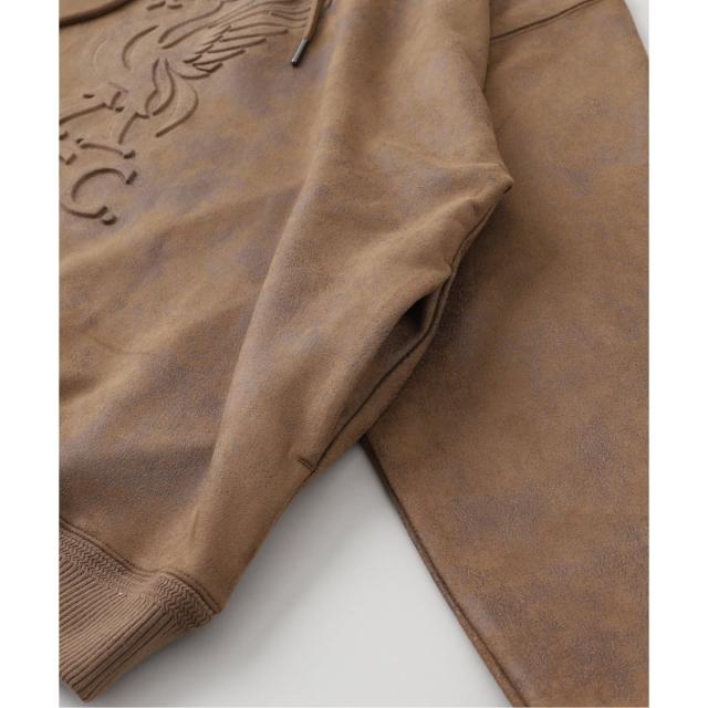 417 エディフィス（417 EDIFICE）/【Liverpool FC / リバプール FC】Fake Leather Emboss Hoodi_8