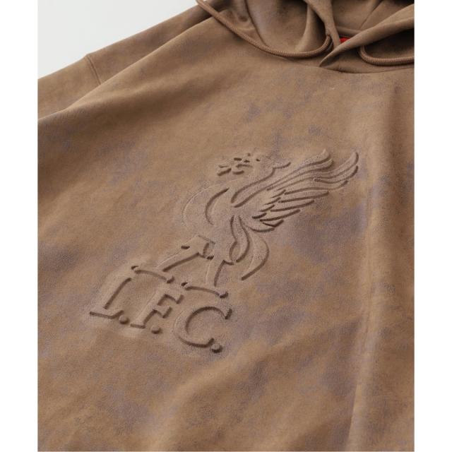 417 エディフィス（417 EDIFICE）/【Liverpool FC / リバプール FC】Fake Leather Emboss Hoodi_9
