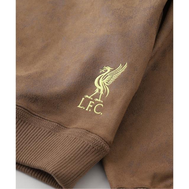 417 エディフィス（417 EDIFICE）/【Liverpool FC / リバプール FC】Fake Leather Emboss Hoodi_11