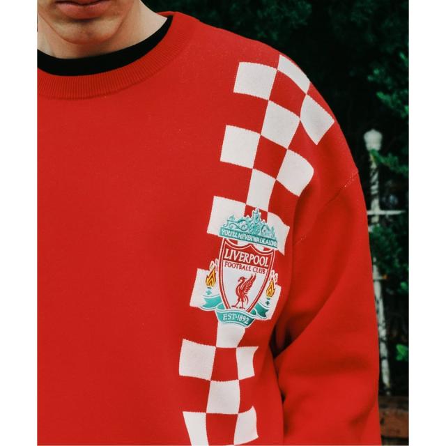 417 エディフィス（417 EDIFICE）/【Liverpool FC / リバプール FC】Checkered Knit