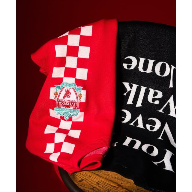 417 エディフィス（417 EDIFICE）/【Liverpool FC / リバプール FC】Checkered Knit