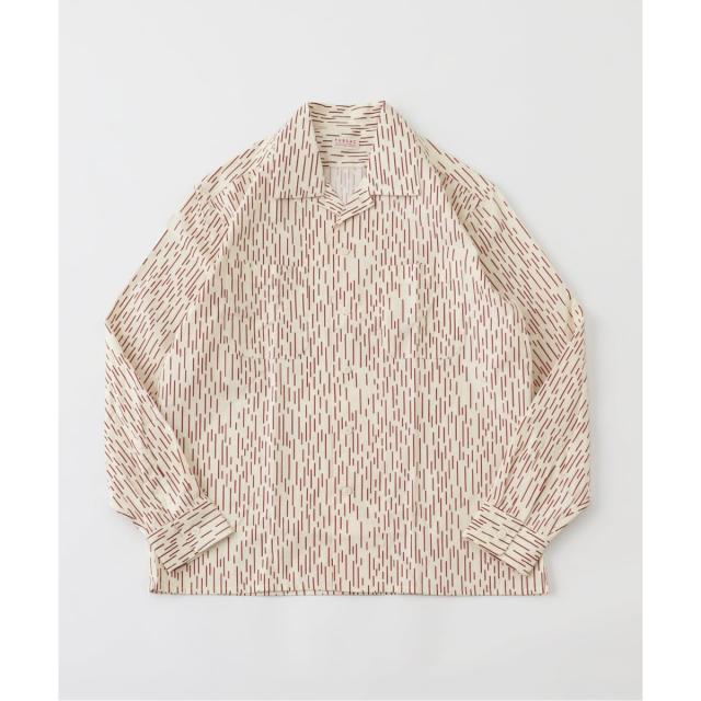 エディフィス（EDIFICE）/fursac (フルサック) Cotton overshirt with print clare