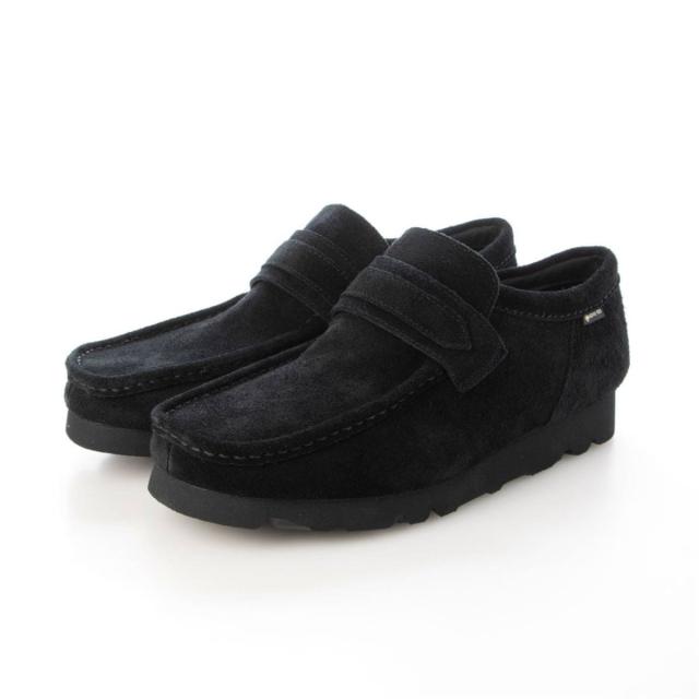 エディフィス（EDIFICE）/Clarks（クラークス） Walla Loafer GTX Black Suede