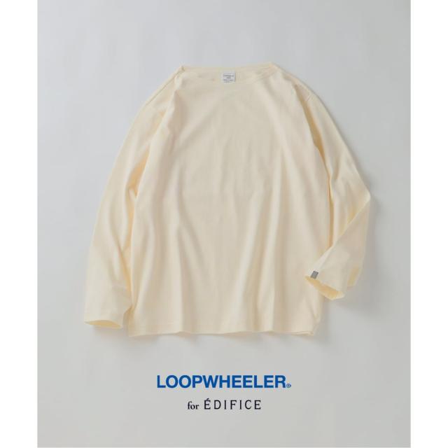 エディフィス（EDIFICE）/LOOPWHEELER for LOWERCASE 別注 天竺ボートネック