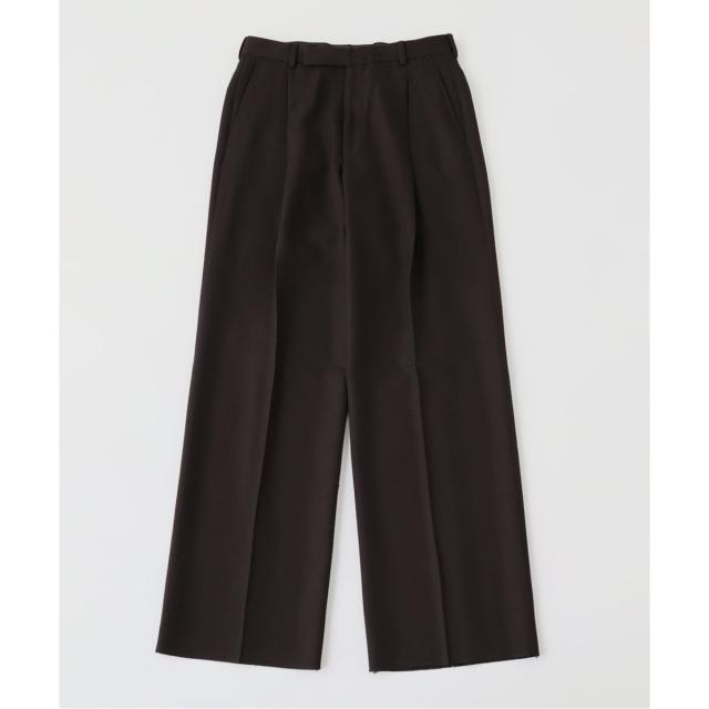 エディフィス（EDIFICE）/HUSBANDS（ハズバンズ）WIDE PLEATED TROUSERS IN 4−PLY