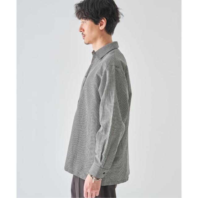エディフィス（EDIFICE）/コットン/リネン チェック バルーズ シャツ_13