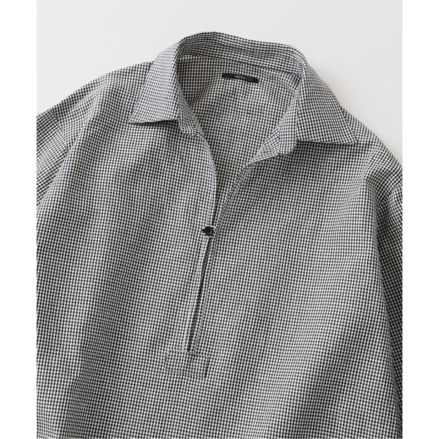 エディフィス（EDIFICE）/コットン/リネン チェック バルーズ シャツ_17