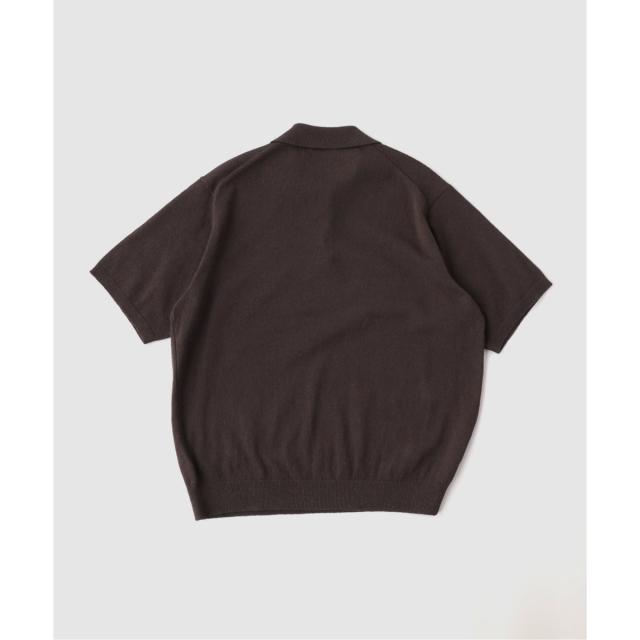 エディフィス（EDIFICE）/ATON（エイトン）COTTON WASHI BOUCLE HALF SLEEVE POL_1