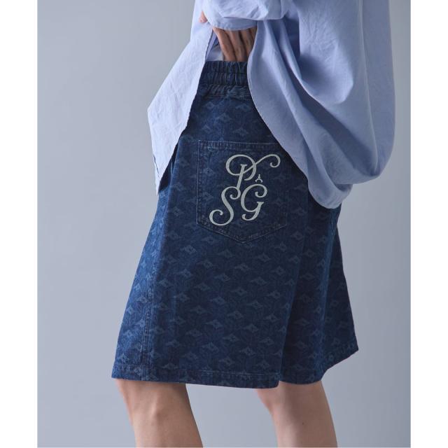 エディフィス（EDIFICE）/【Paris Saint−Germain / パリ・サン＝ジェルマン】 JP Denim Short_1