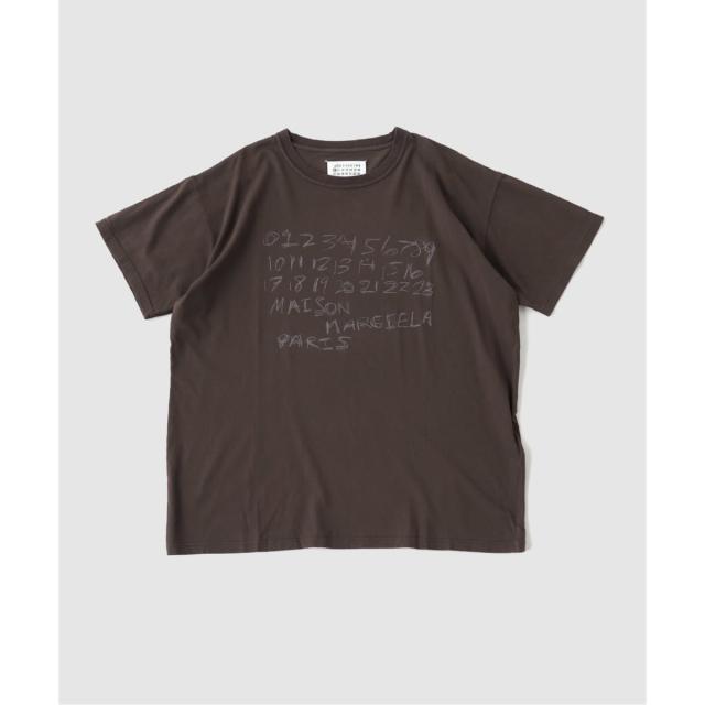 【NEW】エディフィス（EDIFICE）/MAISON MARGIELA(メゾン マルジェラ) Numbers Print T−shirt