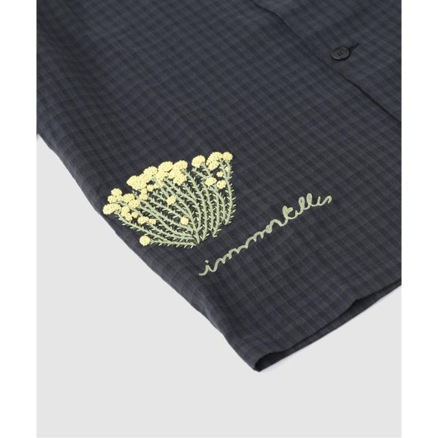 【NEW】エディフィス（EDIFICE）/mii (ミイ) CHECK EMBROIDERED SHIRT
