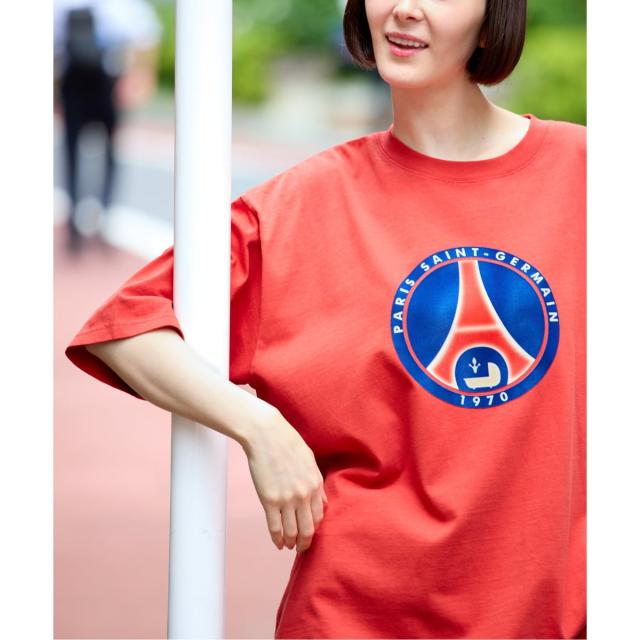 エディフィス（EDIFICE）/【Paris Saint−Germain 】 JP Classic Flock Logo Tee 2
