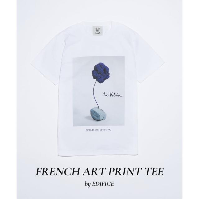 エディフィス（EDIFICE）/フレンチ アート プリント Tシャツ