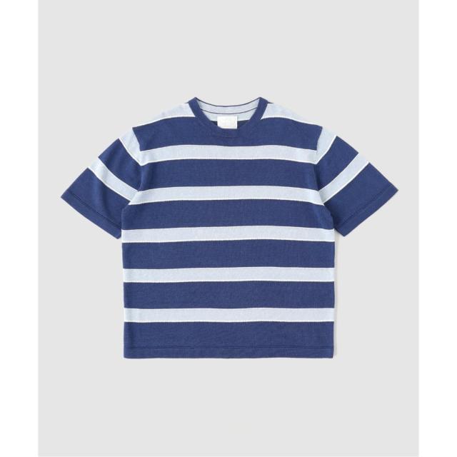 エディフィス（EDIFICE）/《EDIFICE by PIPPIOLINO》ボーダー ニット Tシャツ