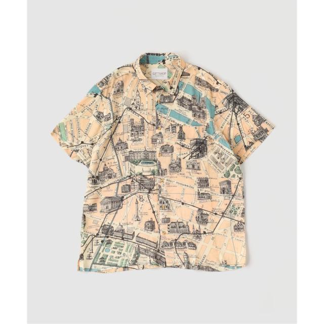 【NEW】エディフィス（EDIFICE）/GIFT SHOP (ギフトショップ) The Map Shirt