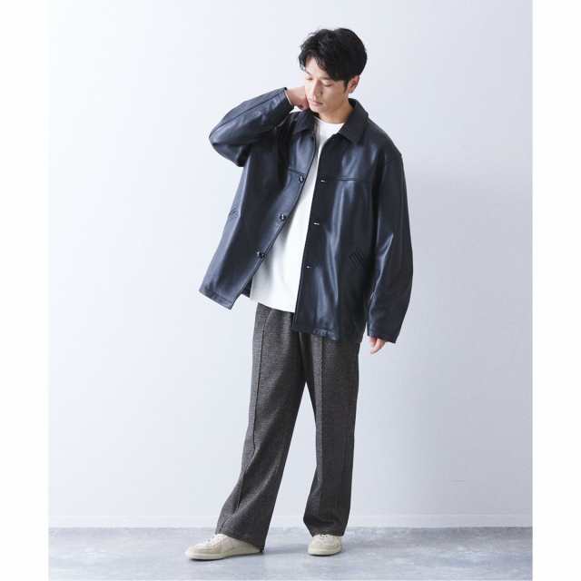 417 エディフィス（417 EDIFICE）/SHEEP LEATHER JACKET / シープレザー カーコート