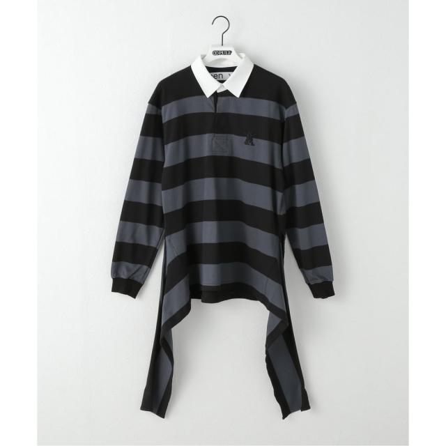 【NEW】417 エディフィス（417 EDIFICE）/【Geek Office / ギークオフィス】OPEN YY Knitted STRIPE TRIM