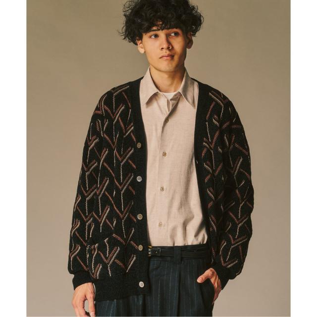 417 エディフィス（417 EDIFICE）/モールパターンカーディガン