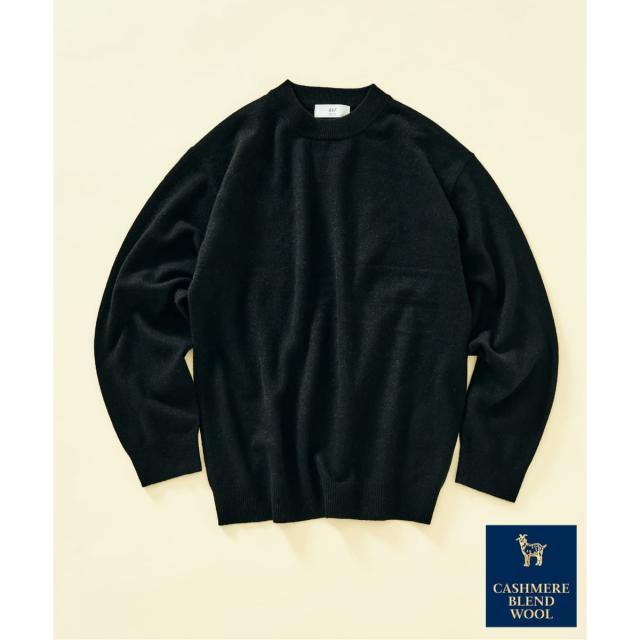 417 エディフィス（417 EDIFICE）/カシミヤブレンド モックネックニット