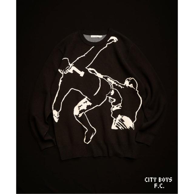 417 エディフィス（417 EDIFICE）/【CITY BOYS FC / シティボーイズFC】417別注 bad boy Sweater