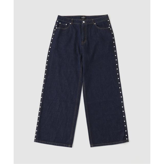 417 エディフィス（417 EDIFICE）/AFB / エーエフビー SUPER BAGGY STUDDED PANTS