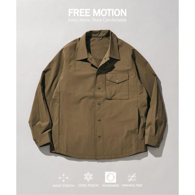 417 エディフィス（417 EDIFICE）/【FREE MOTION】 コーチシャツ_2